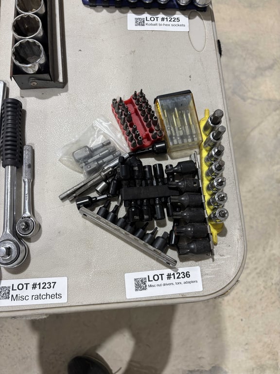 Misc nut drivers, torx, adapters