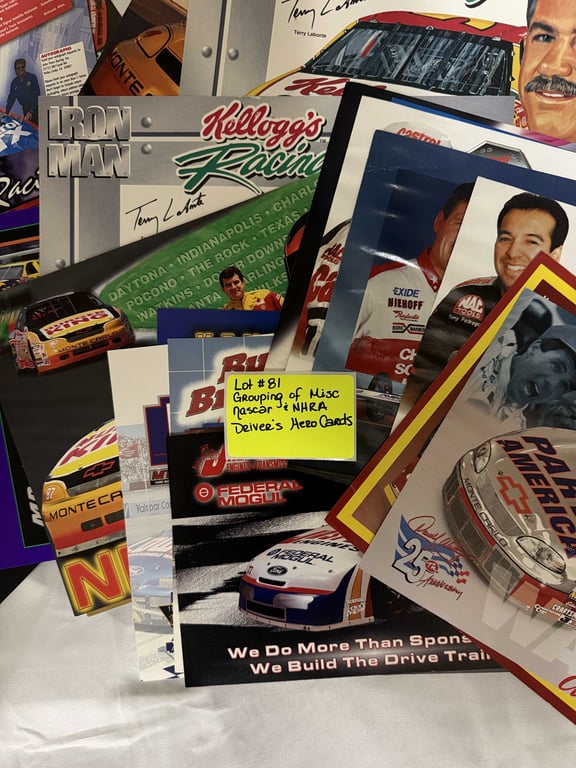 GROUPING MISC. NASCAR DRIVER'S HERO CARDS - Image 2