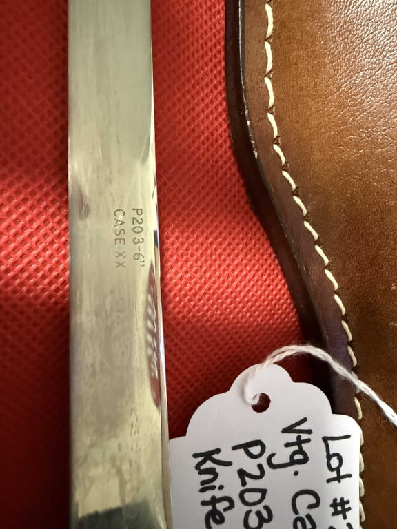 VTG CASE XX P203 6" KNIFE W/CASE - Image 2