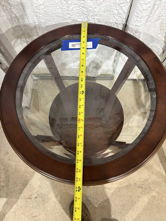 3 Tier Side Table with Glass Top - Image 5