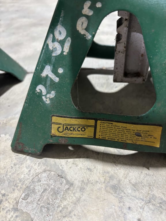 Pair of jackstands (green) - Image 3