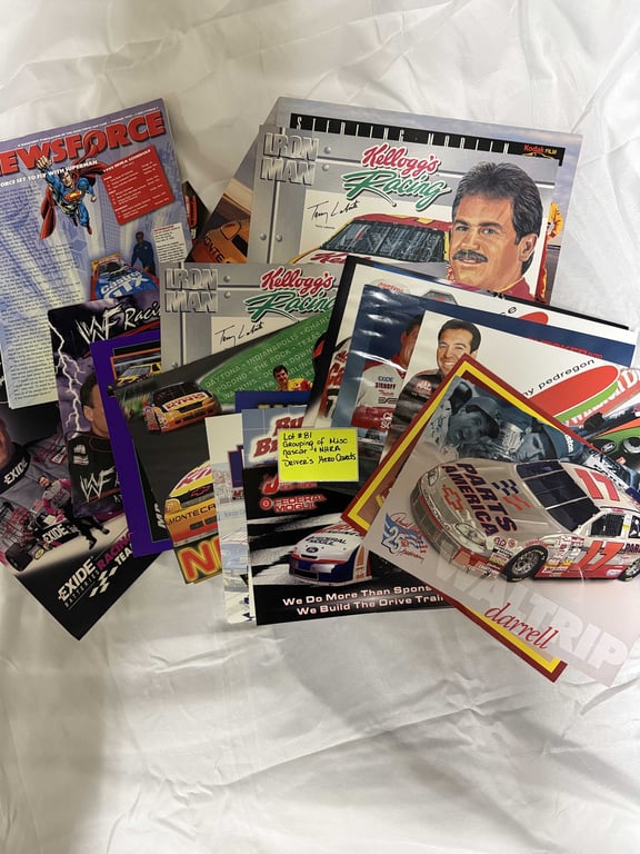 GROUPING MISC. NASCAR DRIVER'S HERO CARDS
