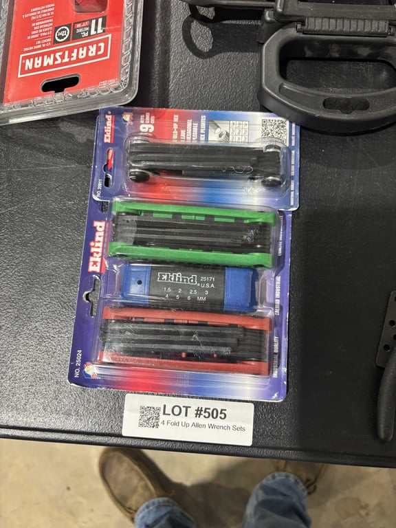 4 Fold Up Allen Wrench Sets