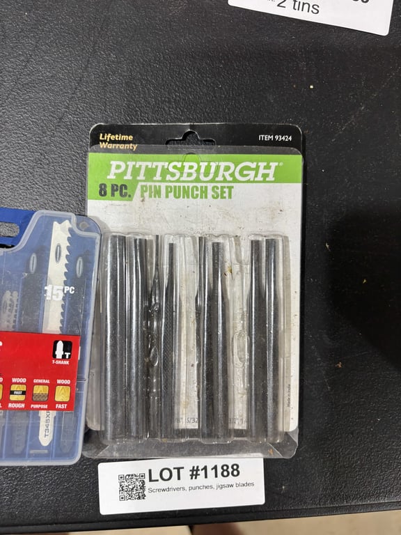 Screwdrivers, punches, jigsaw blades - Image 2
