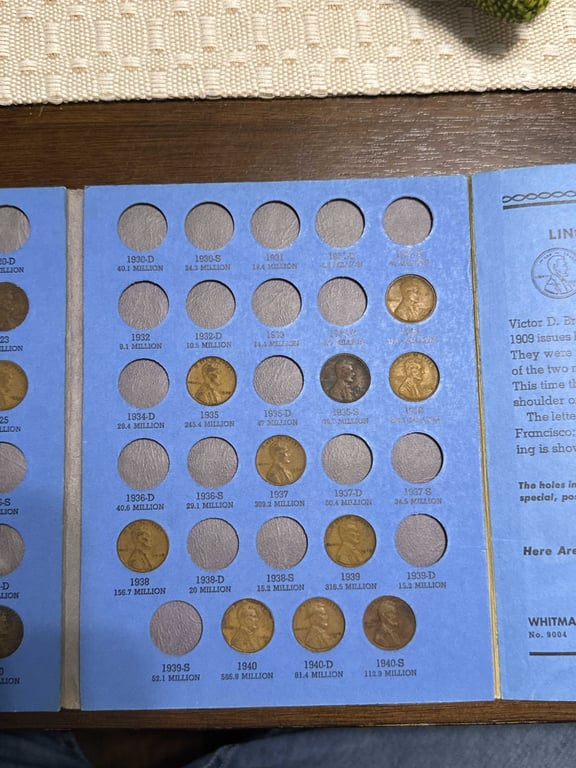 Mercury Dime and Lincoln Cent Books - Image 7