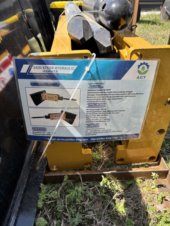 Skid Steer Hydraulic Hammer - Image 2