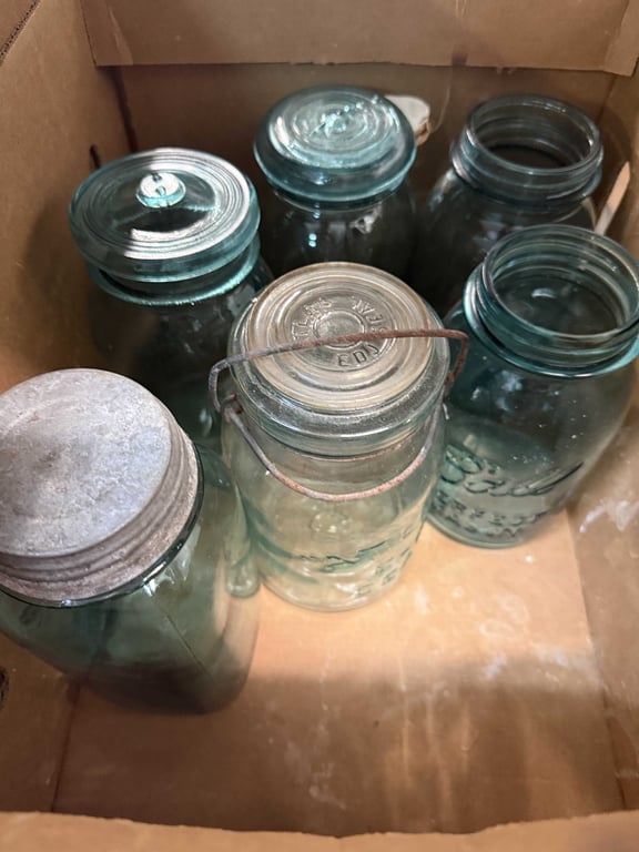 BOX  BLUE MASON JARS - Image 2