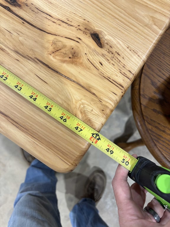 Rustic wood entry table - Image 6