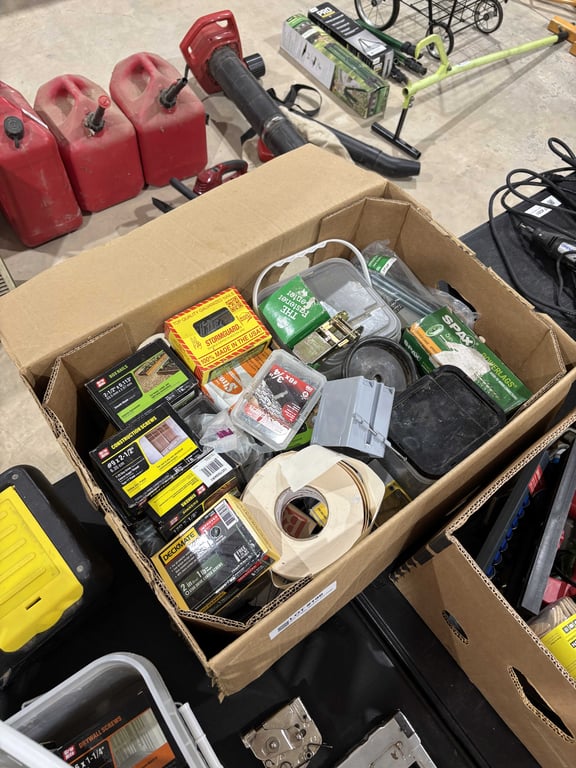 Box of Misc Screws and Nails