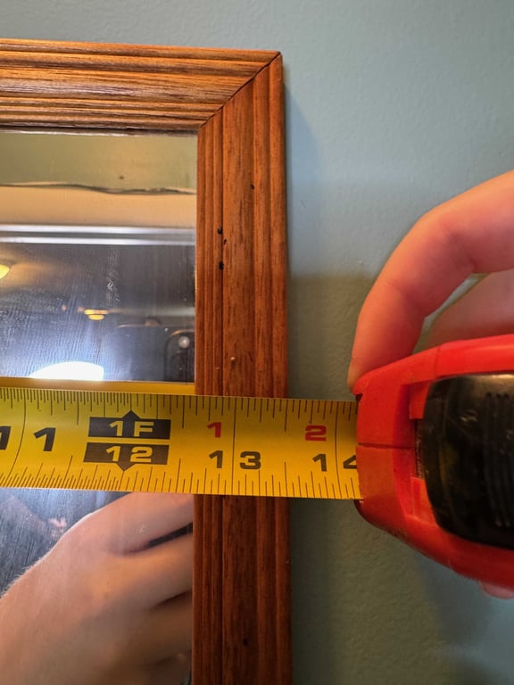 Hanging wall mirror - Image 3