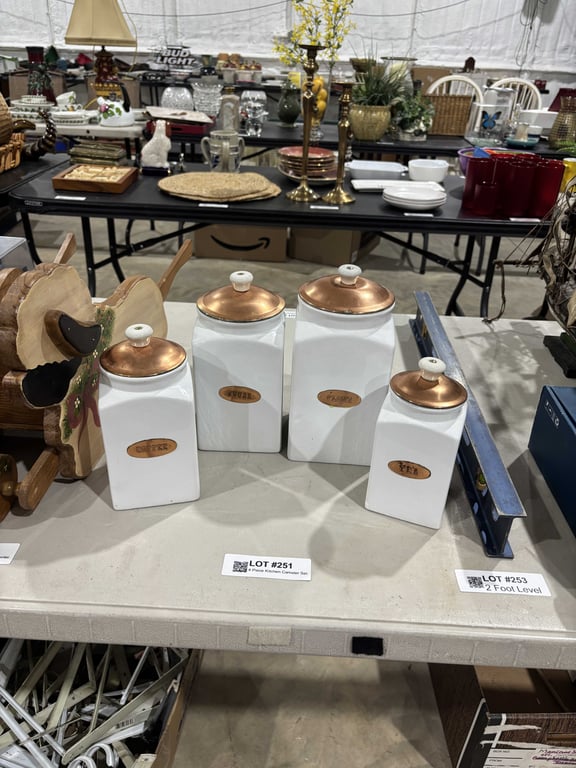 4 Piece Kitchen Canister Set