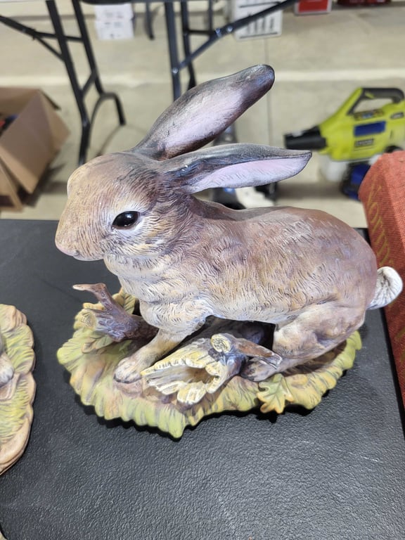 Porcelain rabbits-1 music box - Image 3