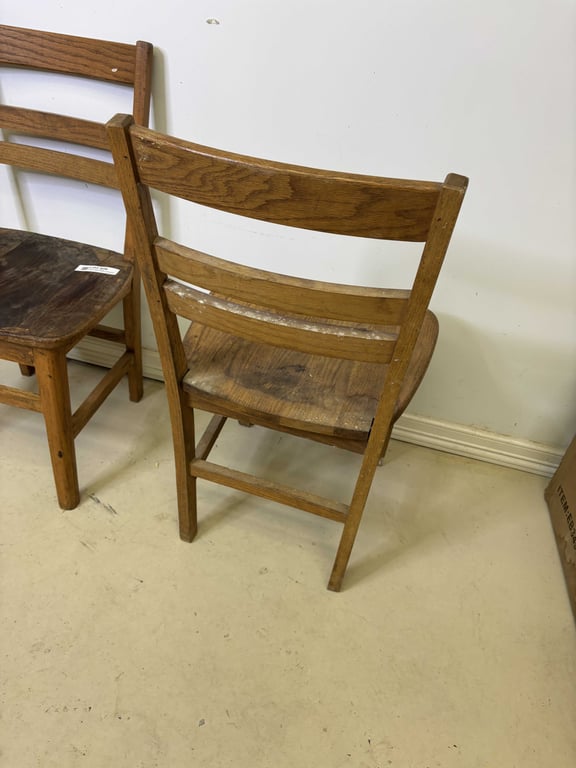 Two Wooden Chairs - Image 4