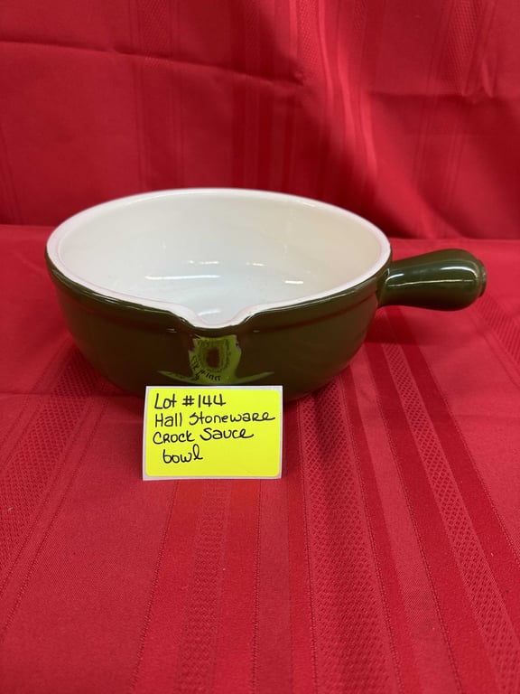 HALL STONEWARE CROCK SAUCE BOWL