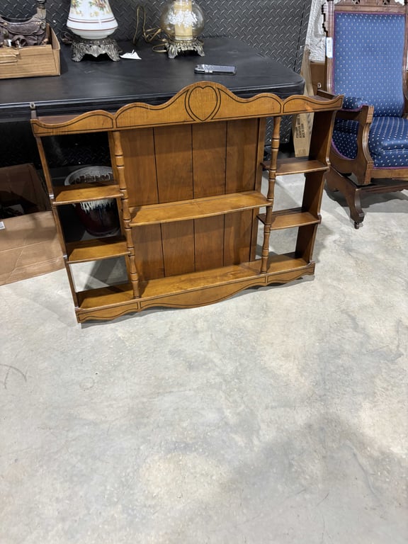 Wooden Wall Display Shelf
