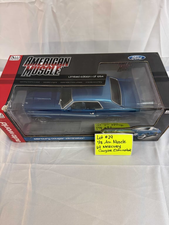 1:18 AM. MUSCLE 69 MERCURY COUGAR ELMINIATOR - Image 2