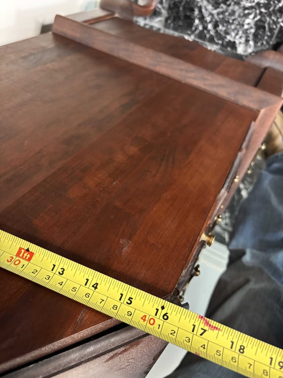 Queen Anne Style Secretary Desk - Image 11