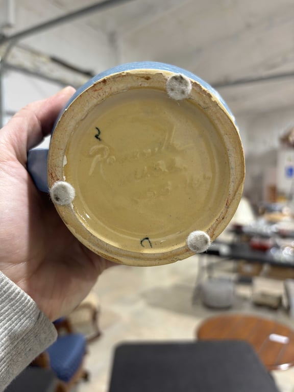 Vintage Roseville Art Pottery (Blue) - Image 4