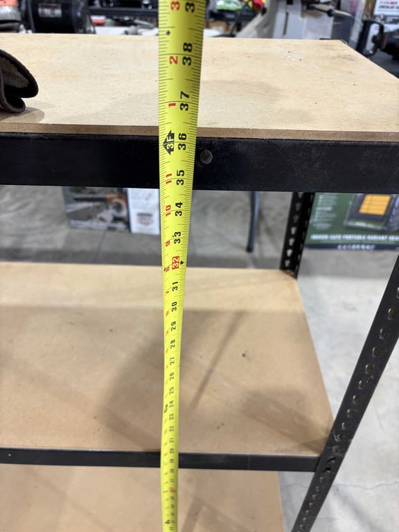 Pair of Metal Framed Shelves - Image 6