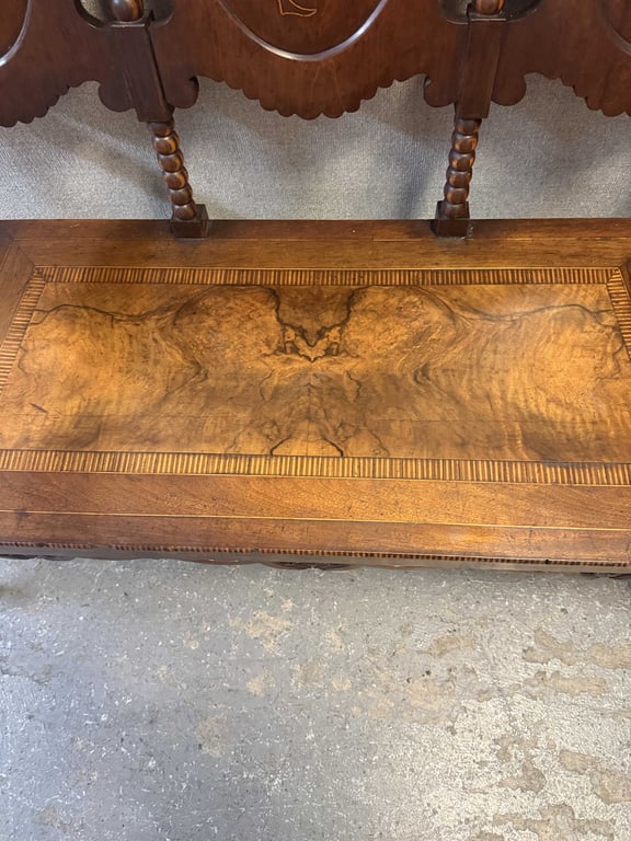 ANTIQUE THREE SEAT SETTEE - Image 2