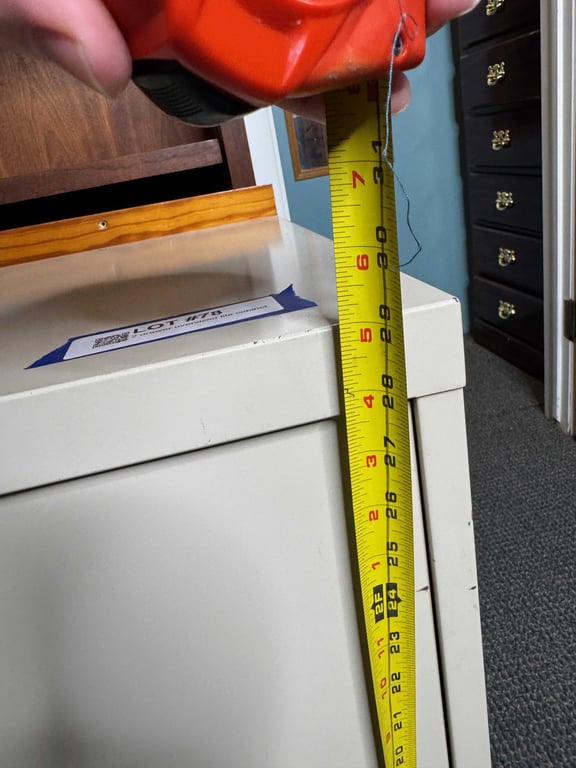 2 drawer oversized file cabinet - Image 7