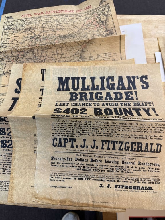 VTG CIVIL WAR REPLICA PRINTS