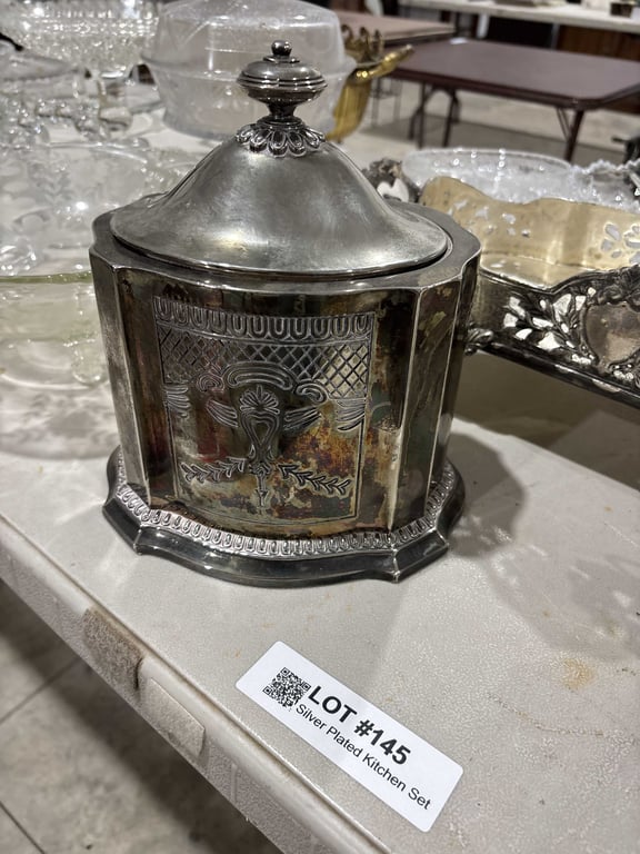 Silver Plated Kitchen Set - Image 2