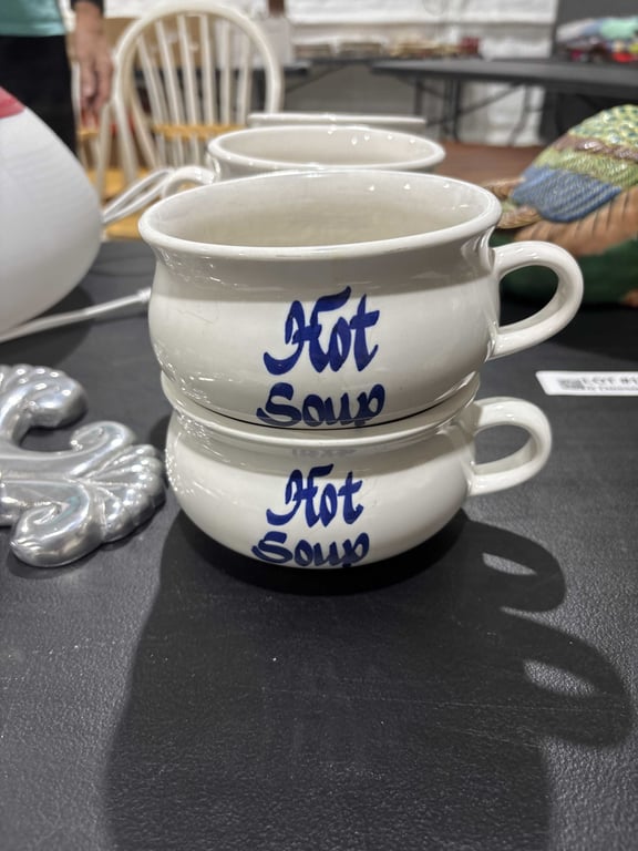 6 Clay Design Soup Bowls - Image 2