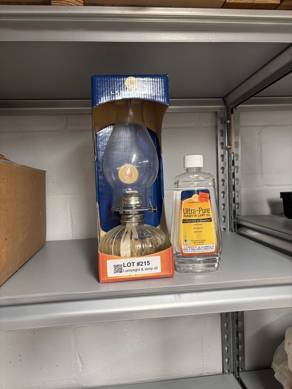 Lamplight & lamp oil