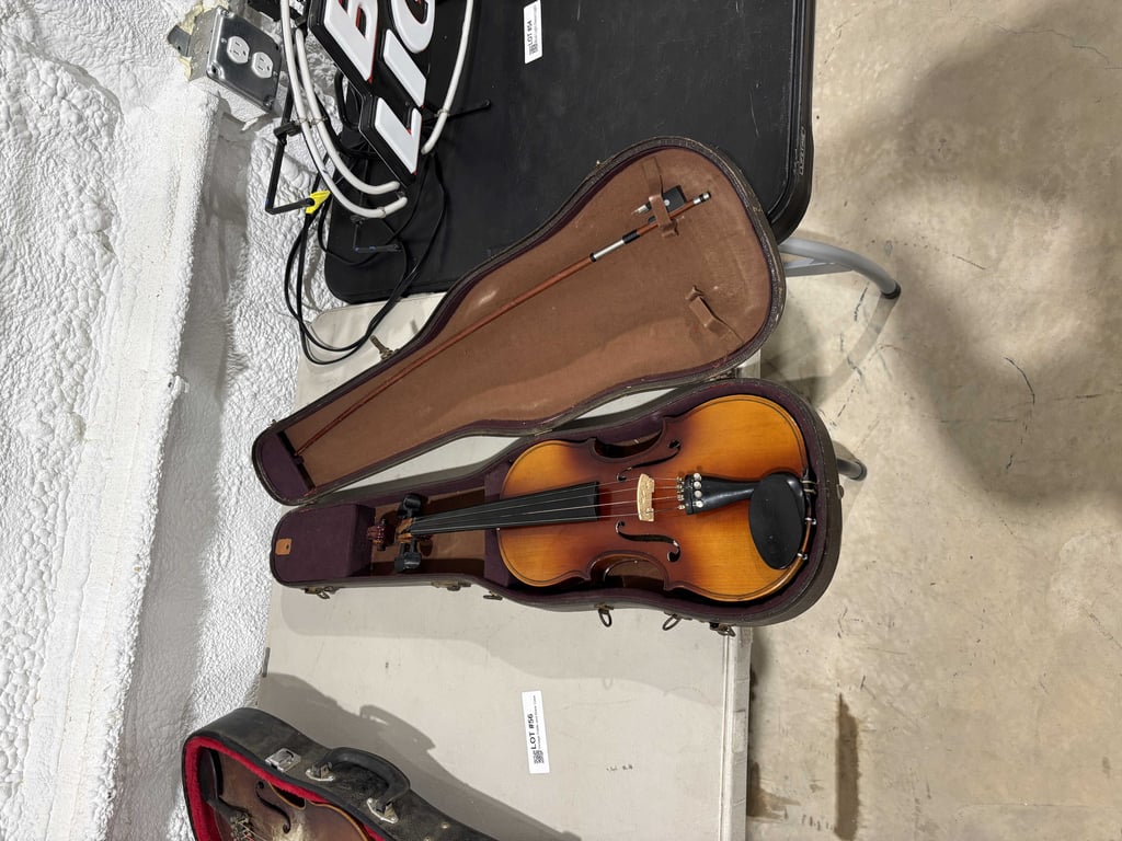 Vintage Fiddle and Case