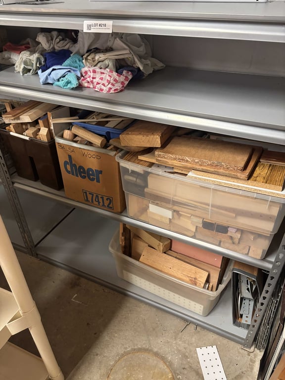Contents of 3rd metal shelf & wood contents in corner - Image 2