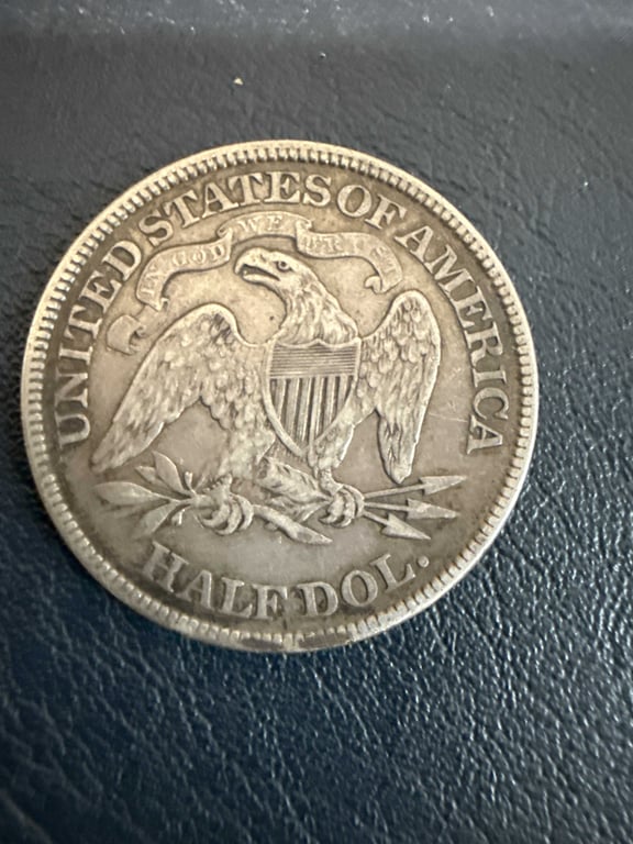 1875 Seated Liberty Half Dollar - Image 2