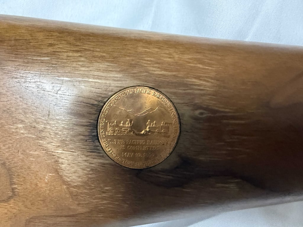 WINCHESTER MOD 94 30-30 GOLDEN SPIKE COMMEMORATIVE - Image 7