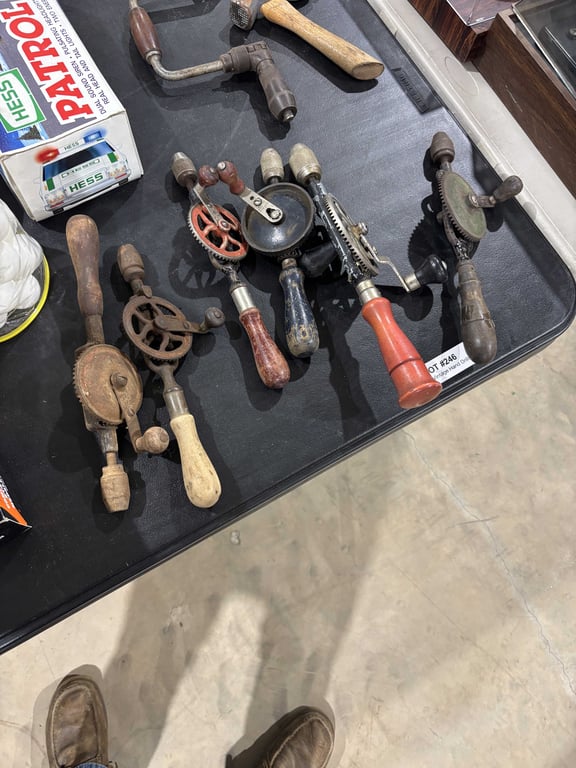 6 Vintage Hand Drills