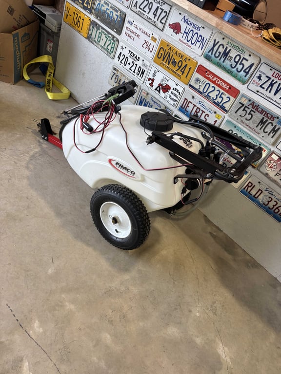 FIMCO 30 Gallon Battery Operated Trailer Sprayer - Image 2
