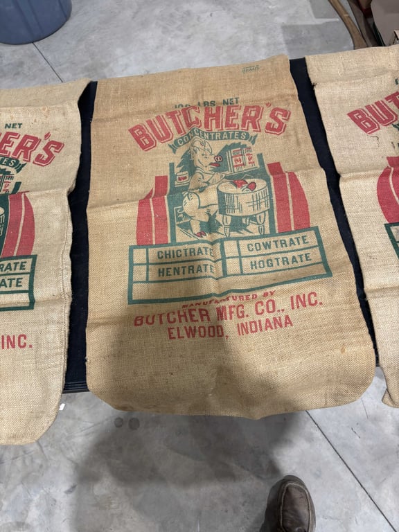 3 Burlap Sacks - Image 3