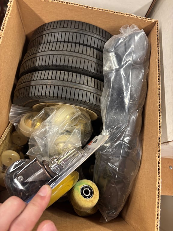 3 boxes of wheels - Image 2