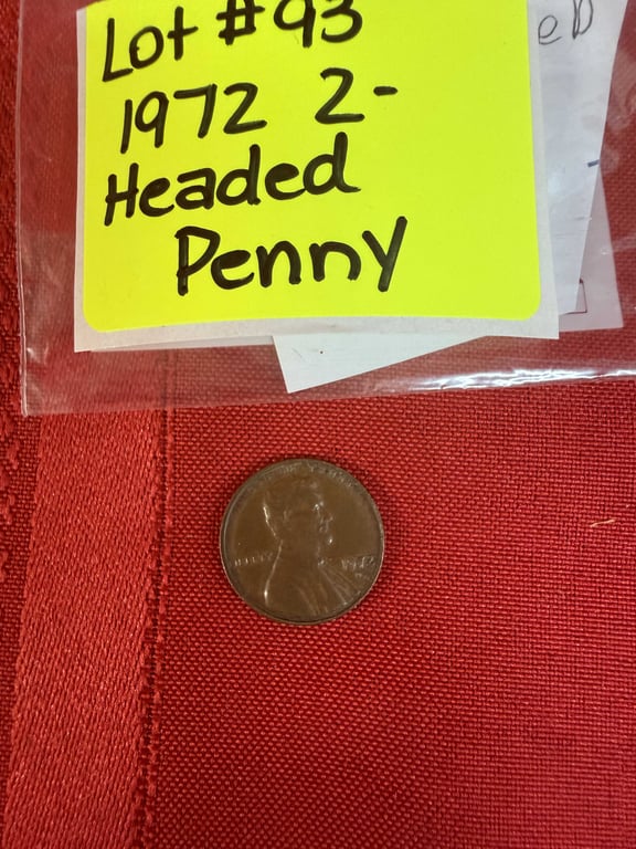 1972 2 HEADED PENNY - Image 2