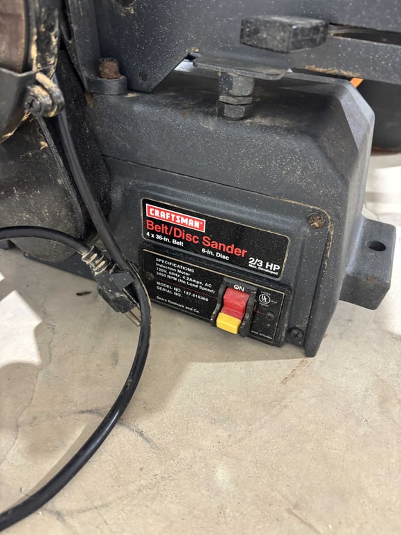 Craftsman belt & disc sander - Image 2