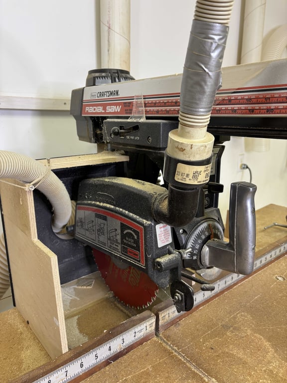 Craftsman 10" Radial Saw & Table - Image 4
