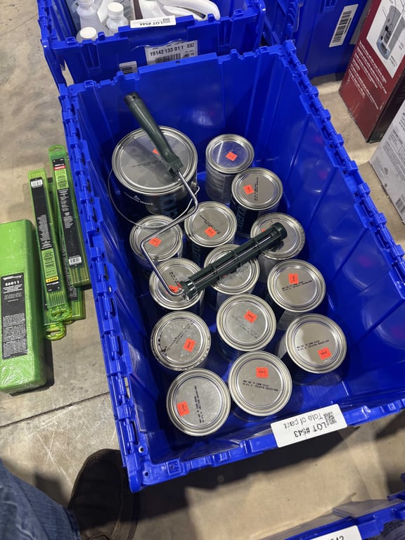 Tote of paint