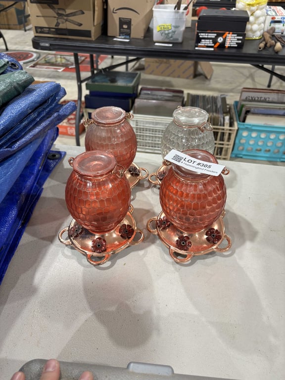 4 Hummingbird Feeders