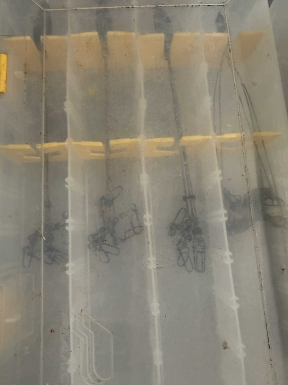 GROUPING OF 3 BOXES OF  JIGS & MISC. BAIT - Image 2