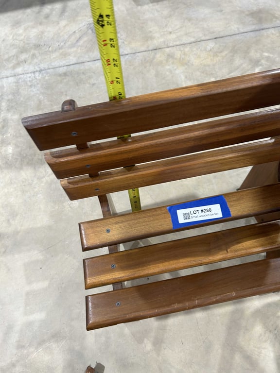 Small wooden bench - Image 4