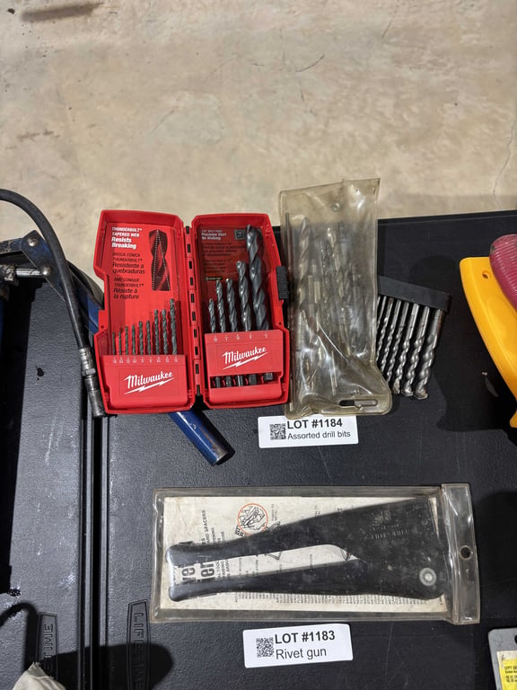 Assorted drill bits