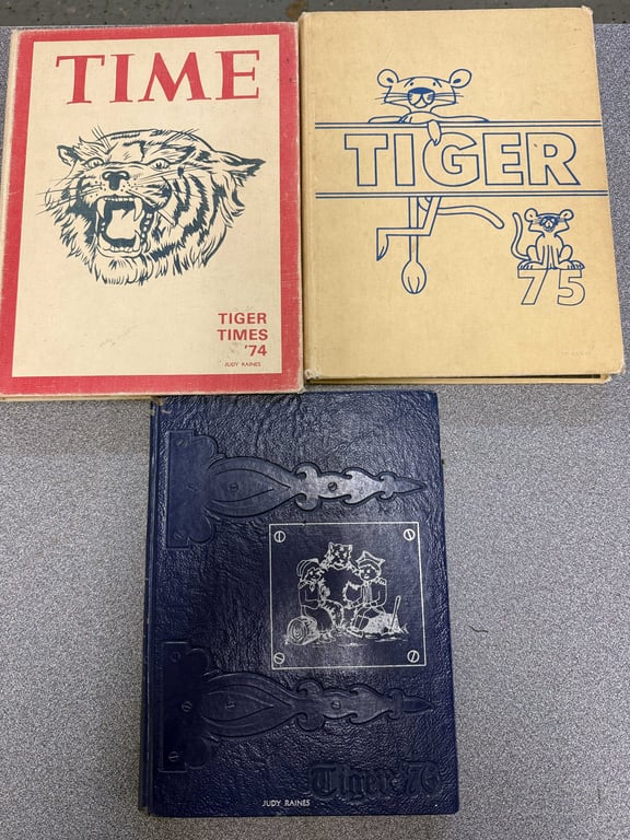 VTG. PRINCETON TIGERS ANNUALS 74,75 & 76