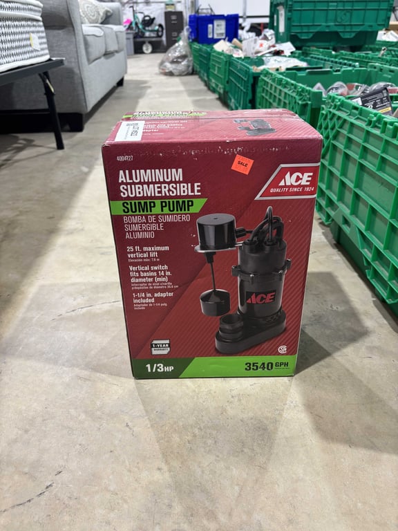 Aluminum Submersible Sump Pump