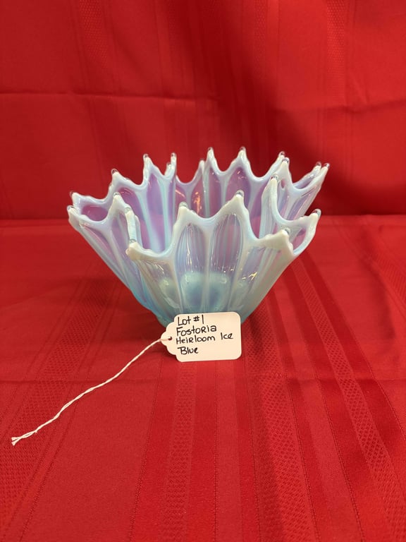 FOSTORIA HEIRLOOM ICE BLUE