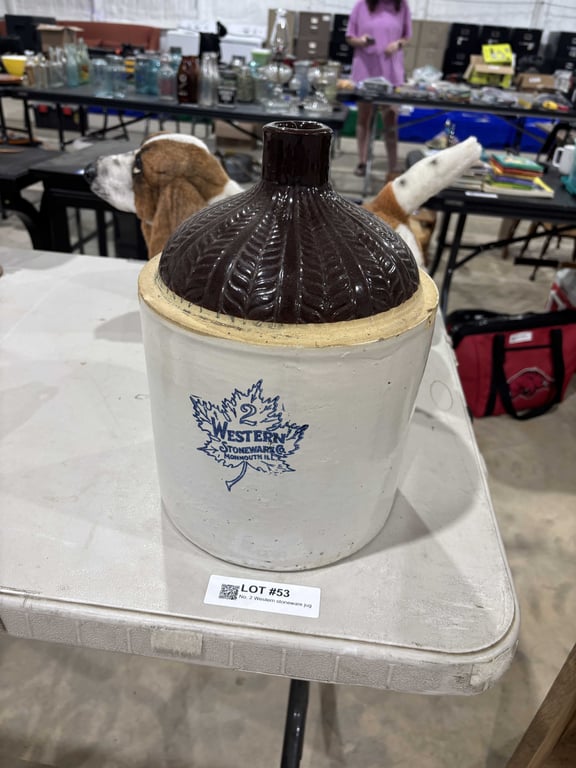 No. 2 Western stoneware jug
