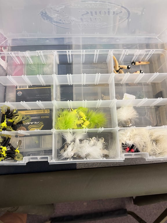 GROUPING OF 3 BOXES OF  JIGS & MISC. BAIT